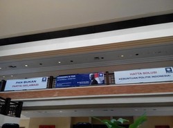 PAN Bukan Partai Aklamasi Terpampang di Arena Kongres