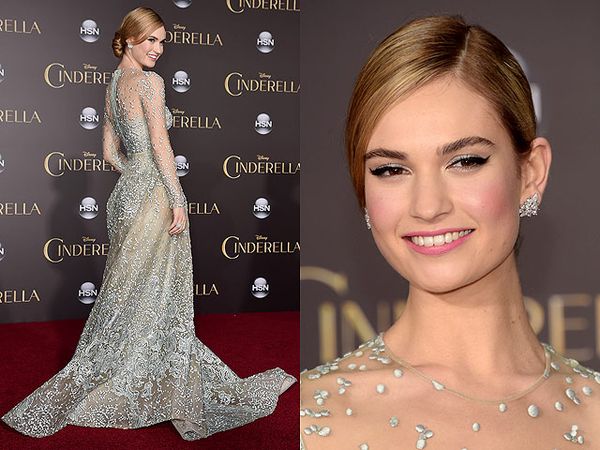 Cantiknya Lily James, Cinderella di Kehidupan Nyata