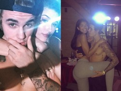 Maruk! Justin Bieber Mesra-mesraan dengan Dua Model Seksi di Ultah ke-21
