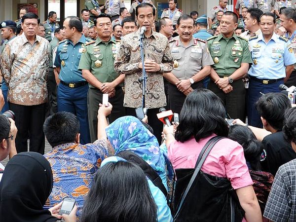 Jokowi Hadiri Rapim TNI-Polri