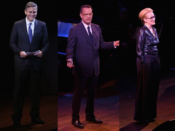 George Clooney, Tom Hanks dan Meryl Streep  Kompak di Acara Amal