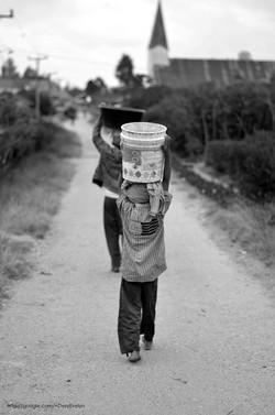 Membawa air kehidupan