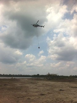 Satgas Bencana Asap Kerahkan 2 Heli atasi Kebakaran Hutan dan Lahan di Riau