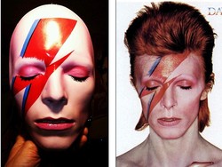 Wajah David Bowie Jadi Replika Topeng