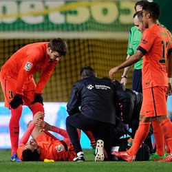 Sergio Busquets Cedera Pergelangan Kaki