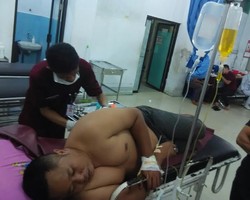 Nongkrong di Tempat Asah Batu Akik, Anggota Polisi Ditikam Orang Tak Dikenal