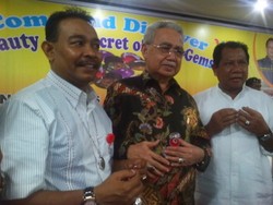 Pecinta Batu Beri Gubernur Aceh Batu Cempaka Madu dan Black Jade