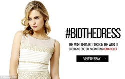 Dress yang Diperdebatkan Dunia Karena Warnanya, Dilelang Mencapai Rp 10 Juta