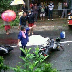 Diduga Jadi Korban Tabrak Lari, Pemotor Tewas Mengenaskan