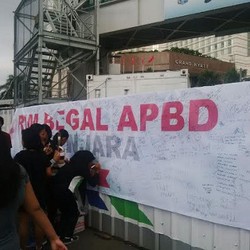 Lawan Begal APBD, Dukungan untuk Ahok Hadir di Car Free Day