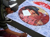 Aksi Dukung Ahok Lawan Begal APBD