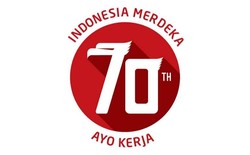 Cerita di Balik Logo 70 Tahun Indonesia Ayo Kerja Jokowi