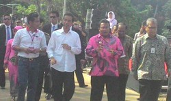 Tiba di Titik 0 Km, Jokowi Canangkan Gerakan Nasional Ayo Kerja
