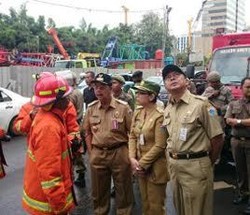 Datang Lagi ke Wisma Kosgoro, Lurah Susan Tanya Penanganan Kebakaran