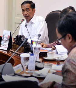 Jokowi Pimpin Rapat Bahas RUU Otsus Papua
