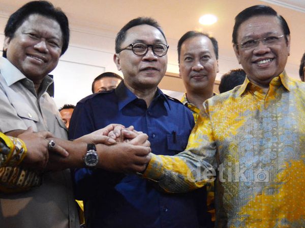 Agung Laksono Temui Zulkifli Hasan