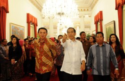 Usai Periksa Gigi, Jokowi Nasihati Ahok Agar Selesaikan Kisruh APBD