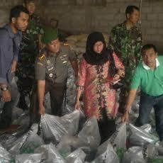 Gudang Pupuk Palsu di Tanggulangin Digerebek