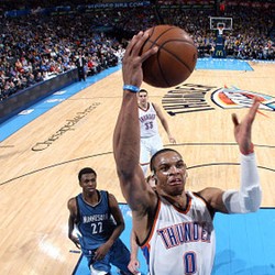 Westbrook Triple-Double Lagi, Thunder Bekuk Wolves