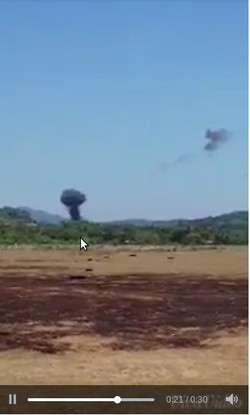 1 Rumah dan Mobil Ikut Terbakar Terkena Puing Pesawat Jupiter TNI AU