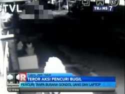 Pencuri Tanpa Busana Gegerkan Warga Tuban