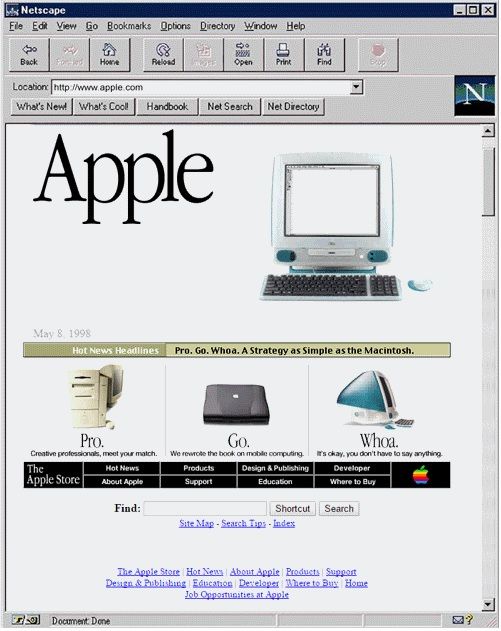 Nostalgia Situs Jadul Apple & Google