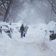 Nyaris 3 Meter, Ketebalan Salju di Boston AS Cetak Sejarah!