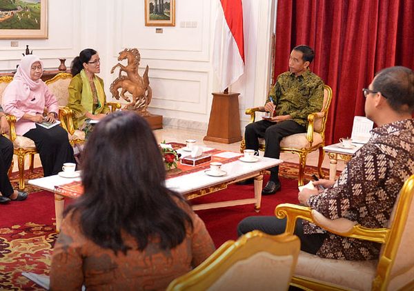 Komisioner Komnas Perempuan Temui Jokowi Komisioner Komnas Perempuan Temui Jokowi