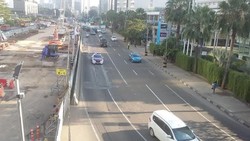 3 Bulan Berlaku Zona Larangan Motor di Bundaran HI Masih Dipatuhi Pemotor