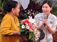 Iriana dan Veronica Tan Sosialisasikan Program Cegah Kanker