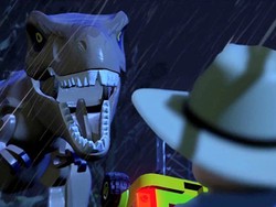 Mengintip Aksi Makhluk Purbakala di Jurrasic Park Versi Lego