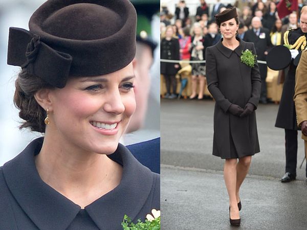 Kate Middleton Pamer Perut Hamil di St Patrick's Day