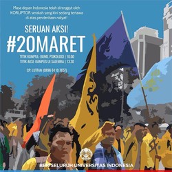 UI Bergerak, 20 Maret Gelar Rapat Akbar Antikorupsi Selamatkan Indonesia di Salemba