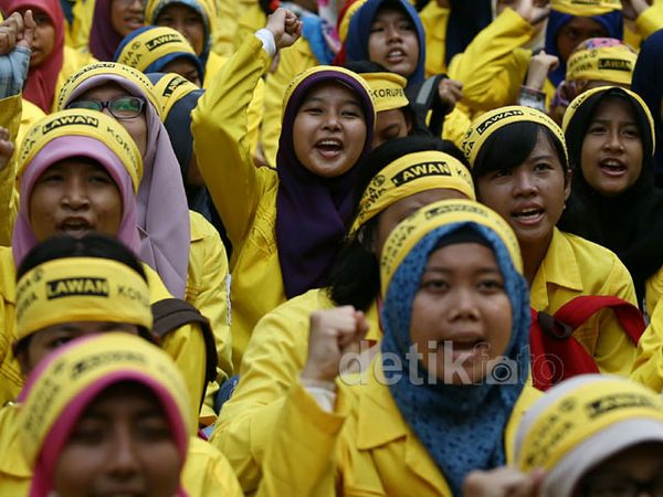 Mahasiswa UI Gelar Rapat Akbar Anti Korupsi