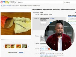 Fans Lelang Sisa Makanan Kanye West Rp 387 Juta