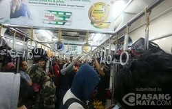 Hujan Deras, Commuter Line Arah Bogor Alami Gangguan Sinyal