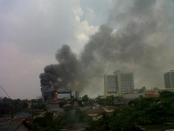 Ini Penampakan Kebakaran di Margo City Depok