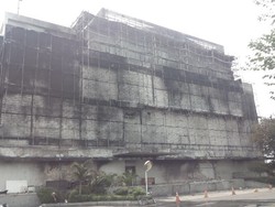 Kebakaran di Margo City Padam, Dinding Luar Mal Terlihat Menghitam