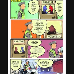 Pilihan Ini Komik Tentang Polisi Jujur dan Menang Lomba Komik Polisi 2015