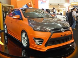 Canggih, Yaris Orange Ini Bisa Menyala Kalau Pakai Sidik Jari Pemilik