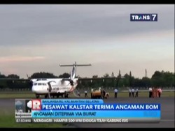 Terima Ancaman Bom, Pesawat Kalstar Menunda Keberangkatan