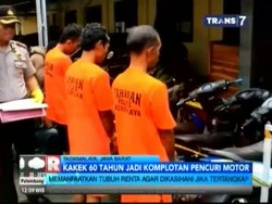 Kakek 60 Tahun Gabung Komplotan Pencuri Motor