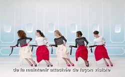 Air France Rilis Video Keselamatan Bertema Model Catwalk Cantik