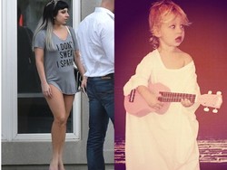 Ups... Lady Gaga Tak Kenakan Bra dan Celana, Jessica Simpson Pamer Kelucuan Anak