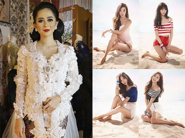 Aura Kasih Anggun Berkebaya, SNSD Seksi Berbusana Pantai