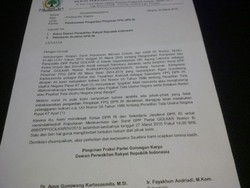 Agus Gumiwang Kirim Surat Ultimatum ke Ketua dan Sekjen DPR