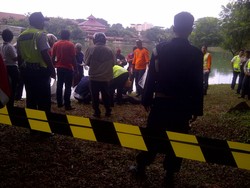 Mayat Pria Ditemukan di Danau Balairung UI, Diduga Korban Pembunuhan