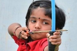 Rekor Baru Panahan India Dipecahkan Bocah Dua Tahun