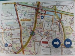 JPO Setiabudi Dibongkar, Lalin Bundaran HI-Blok M Dialihkan 29 Maret Malam