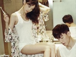 Kim Moo Yeol dan Yoon Seung Ah Pose di Kamar Mandi Jelang Pernikahan